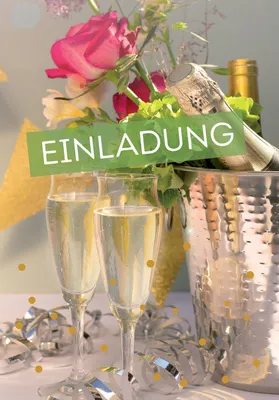 Produktbild von KOMMA³ 54-021 Einladung - 5 Stück, inkl. Umschlag + Einleger