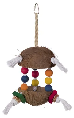 Image de Jouet pour oiseaux Nobby, noix de coco