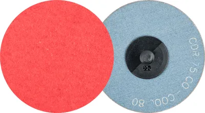 Produktbild von PFERD TOOLS COMBIDISC Keramikkorn Schleifblatt CDR Ø 75 mm CO-COOL80 für Stahl und Edelstahl