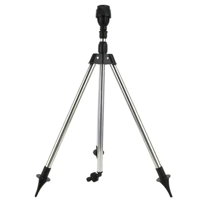 Image de arroseur rotatif sur trépied à 360 degrés, arroseur de jardin pour grandes surfaces avec hauteur réglable - HYDRASPRINK