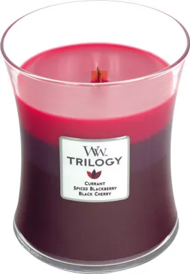 Produktbild von WoodWick Sun Ripened Berries, Rund, Rot, Rote Johannisbeere, Brombeeren, Gewürz, 1 Stück(e)
