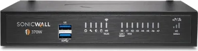 Immagine prodotto di SonicWALL TZ370 - 3000 Mbps - 1300 Mbps - 1500 Mbps - TCP/IP - UDP - ICMP - HTTP - HTTPS - IPSec - ISAKMP/IKE - SNMP - DHCP - PPPoE - L2TP - PPTP - RADIUS - Cablato - 1000 Mbps