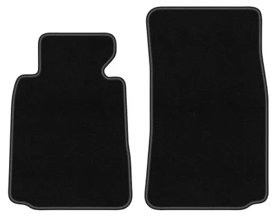 Immagine prodotto di Tappetini anteriori in moquette per BMW 5 E39 1996-2004 (berlina/station wagon/Touring) – 2 pezzi, neri, su misura – Wielganizator BASIC