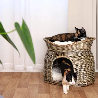 Produktbild von Katzenkorb aus Weide Katzenhöhle