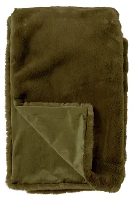 Produktbild von Dutch Decor Wohndecke Kunstfell Zinzi 140x180 cm Grün