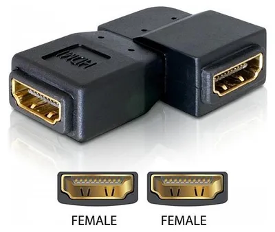 Immagine prodotto di Adp HDMI Bu > Bu 90° gewinkelt-
