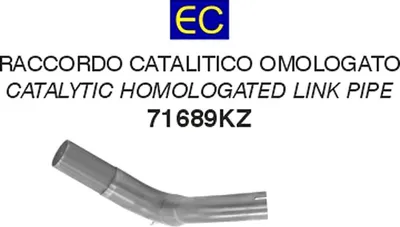 Immagine prodotto di Raccordo centrale ARROW catalitico per Benelli TRK 502