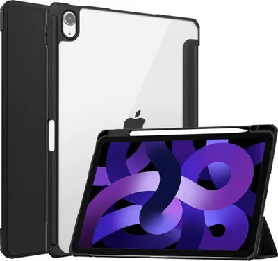 Produktbild von Bizon Case Tab Clear Matte für iPad Air 11"" / 10.9"" 2020-2025 / Pro 11"" 2018, schwarz