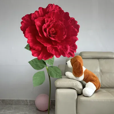 Image de Solidchoice - Roses artificielles de 165 cm, idéales pour la décoration et comme cadeau