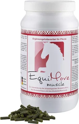 Produktbild von EquiMove muscle - Gezielte Unterstützung der Muskulatur mit Spirulina, Chlorella, Gamma-Oryzanol und mehr