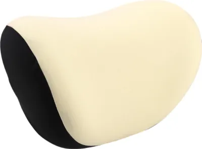 Produktbild von 1 Stück Universal Auto Nackenkissen - Auto Kopfstützenkissen für Nacken Rücken Atmungsaktiv - Memory Foam Beige