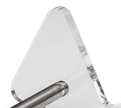 Obrázek produktu pro Stojan na klávesnici – odnímatelný, průhledný akrylový, výškově nastavitelný a naklápěcí stojan na mechanickou klávesnici pro domácí použití, 1 police