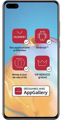 Image de Huawei Smartphone P40 15,5cm (6,1 pouces), 8GB RAM, 128GB mémoire, couleur : or