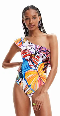 Productafbeelding van Desigual dames bikini set, model MEDEWI 1000, wit, maat XS