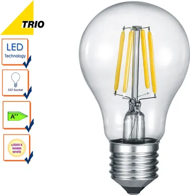Immagine prodotto di FILAMENT-LED E27, 4 Watt, 400 Lumen, 3000 Kelvin, bianco caldo