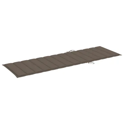 Immagine prodotto di vidaXL Cuscino per sdraio taupe 200x70x4 cm in tessuto