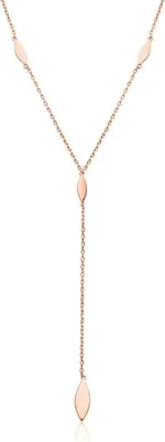Produktbild von Y-Kette Sterlingsilber rosévergoldet