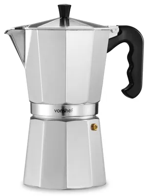 Immagine prodotto di Caffettiera italiana, capacità 600 ml, per preparare fino a 12 tazze di caffè
