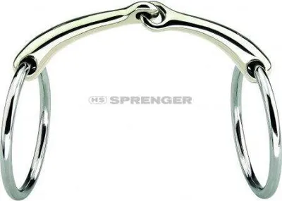 Produktbild von Sprenger DYNAMIC RS Wassertrense 14mm Unterlegtrense Sensogan einfach gebrochen , Größe Gebiss:130mm