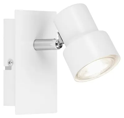 Obrázek produktu pro Briloner Rock LED nástěnné svítidlo 1 světelný bodový otočný reflektor bílý