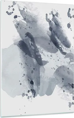 Produktbild von Bilder auf glas - Einteilig - Abstraktion Blau Minimalismus - 50x70cm - Glasbilder - Wandbilder - Bilder - Wanddekoration aus Glas - Glas Bilder - Wandbild auf Glas - GPA50x70-4941