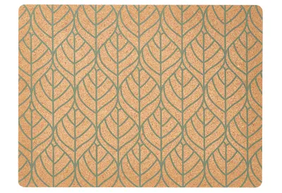 Obrázek produktu pro ZELLER Prostírání korkové motiv Listy zelené 40x30cm