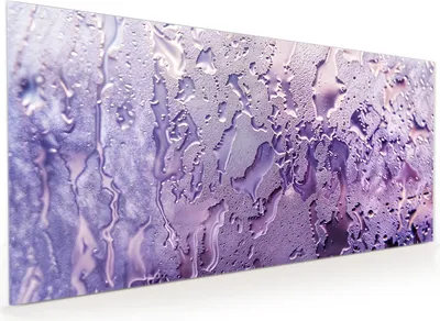 Produktbild von Küchenrückwand Spritzschutz Glas mit Motiv Rauchige Tropfen 40 x 40 cm