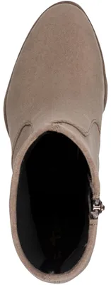 Produktbild von Tamaris Damen Stiefelette mit Blockabsatz und Stretch-Schaft 1-25057-43, Größe:39 EU, Farbe:Beige