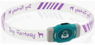 Zdjęcie produktu dla Obroża Dog Fantasy LED Świecąca wielokolorowa ładowalna L 65cm