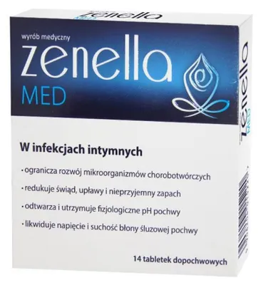 Zdjęcie produktu dla Zenella Med 14 tabletek dopochwowych
