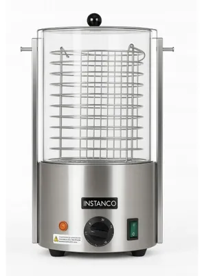 Immagine prodotto di Instanco I-PAR.0 scaldasalsicce professionale 0,7 kW, 230 V, acciaio inox e vetro temperato, fino a 95 °C, 220 x 220 x 430 mm