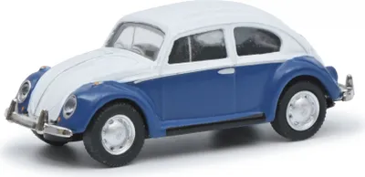 Produktbild von VW Käfer blau/weiß 1:87 VW Käfer blau/weiß 1:87