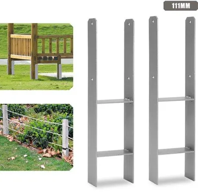Productafbeelding van H-profiel voor buitengebruik, 111 mm, 2-delig, robuuste constructie, duurzaam, ideaal voor pergola's