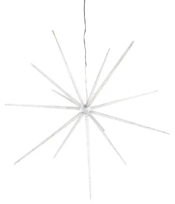 3D-LED-Stern Ø 50 cm, warmweiß, 8 Lichtfunktionen, Timer