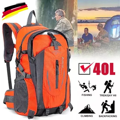 Obrázek produktu pro 40L turistický batoh muži ženy trekking batoh venkovní batohy pro kempování turistika cestování