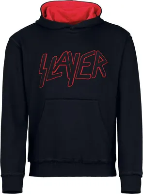 Produktbild von Slayer Kapuzenpullover Herren Logo schwarz/rot L