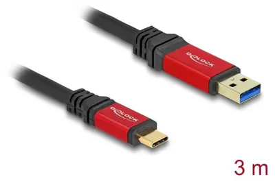 Produktbild von Delock USB-Kabel - USB Typ A (M) zu 24 pin USB-C (M)