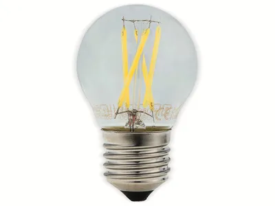 Produktbild von OPTONICA LED-Lampe 1867 Fil, E27, G45,EEK F, 4W, 400lm, 6000K