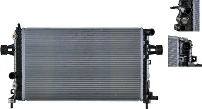 Produktbild von MAHLE CR 918 000S Kühler Wasserkühler Motorkühler für OPEL ZAFIRA B (A05) Astra H Caravan (A04) Astra H Schrägheck (A04) Astra G CC (T98) Astra H GTC