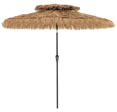 Obrázek produktu pro Havajský slunečník Tiki na terasu, 247 cm, PE sláma
