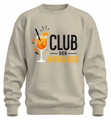 Imagen del producto de Club de amantes del Aperol Spritz. Sudadera o jersey para fiestas de verano, reuniones de amigas, diseño con motivos naturales, talla XXL