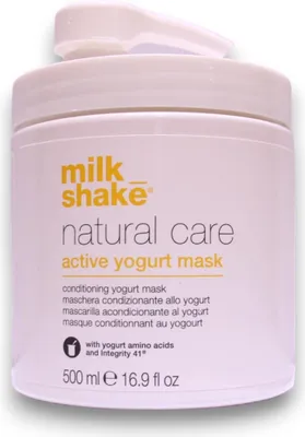 Image de Milk Shake, Natural Care Active Yogurt, Hair Treatment Cream Mask, For Colour Protection, 500 ml