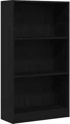 Obrázok produktu pre vidaXL Regál na knihy čierny dubový vzhľad 60x24x109 cm materiál na báze dreva
