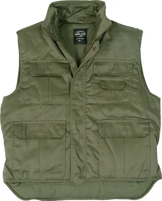 Produktbild von MIL-TEC Ranger Weste gefüttert oliv, 6XL