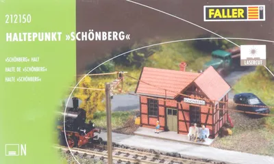 Produktbild von Faller 212150 Haltepunkt "Schönberg" Spur N in