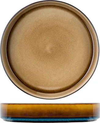 Produktbild von Quintana Teller flach, Höhe: 43 mm, ø: 230 mm, amber