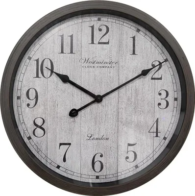 Produktbild von Clayre & Eef Wanduhr Ø 40x4 cm Braun Grau Kunststoff