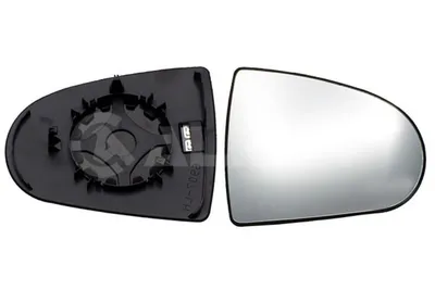 Produktbild von ALKAR Spiegelglas Außenspiegel Rechts für MITSUBISHI COLT VI (Z3A, Z2A) Beheizbar Konvex 6432686