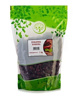 Zdjęcie produktu dla Żurawina cała suszona 1kg