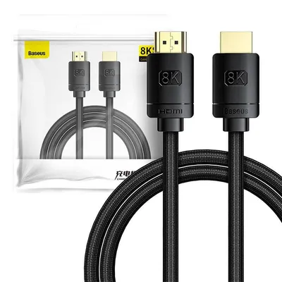 Produktbild von Baseus High Definition Series 8K HDMI Kabel - Schwarz 2m